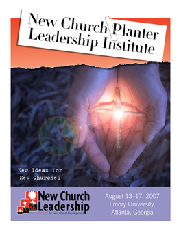 New Church Planter Leadership Institute