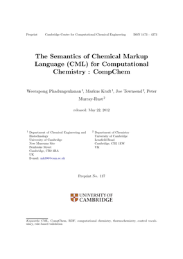 For Computational Chemistry : Compchem