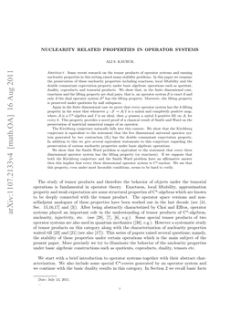 Nuclearity Related Properties in Operator Systems 3