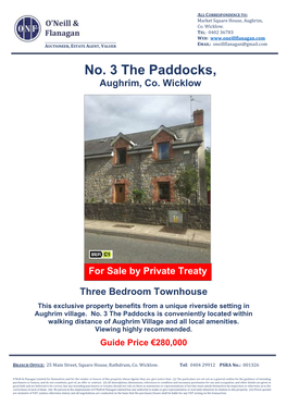No. 3 the Paddocks, Aughrim, Co