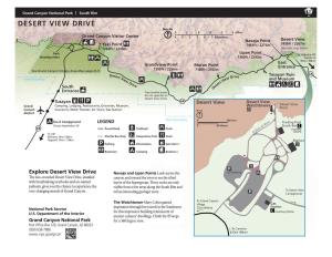 Pocket Map South Rim Services Guide Grand Canyon