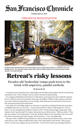 Retreat's Risky Lessons