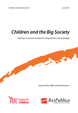 Children and the Big Society