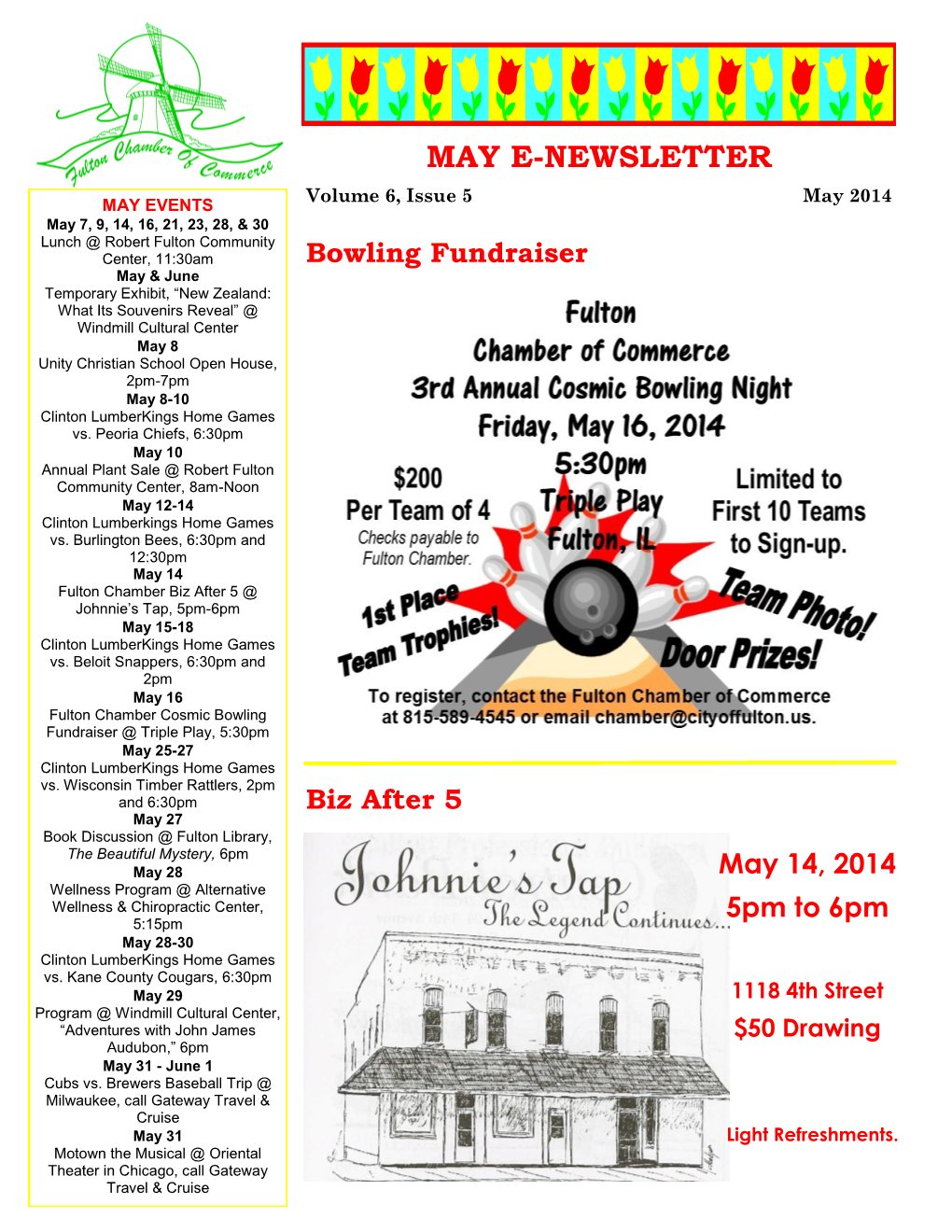 May E-Newsletter