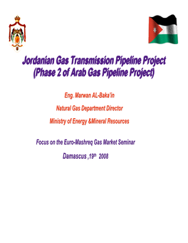 Jordanian Gas Transmission Pipeline Project