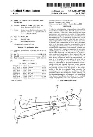 (12) United States Patent (10) Patent No.: US 6,461,209 B2 Evans (45) Date of Patent: Oct