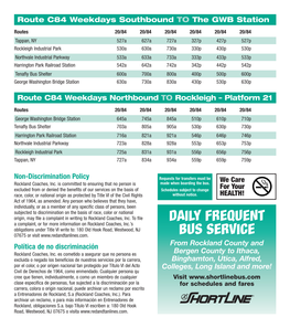 Daily Frequent Bus Service