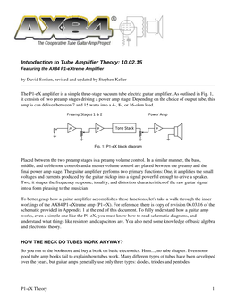 P1-Extreme Amplifier by David Sorlien, Revised and Updated by Stephen Keller