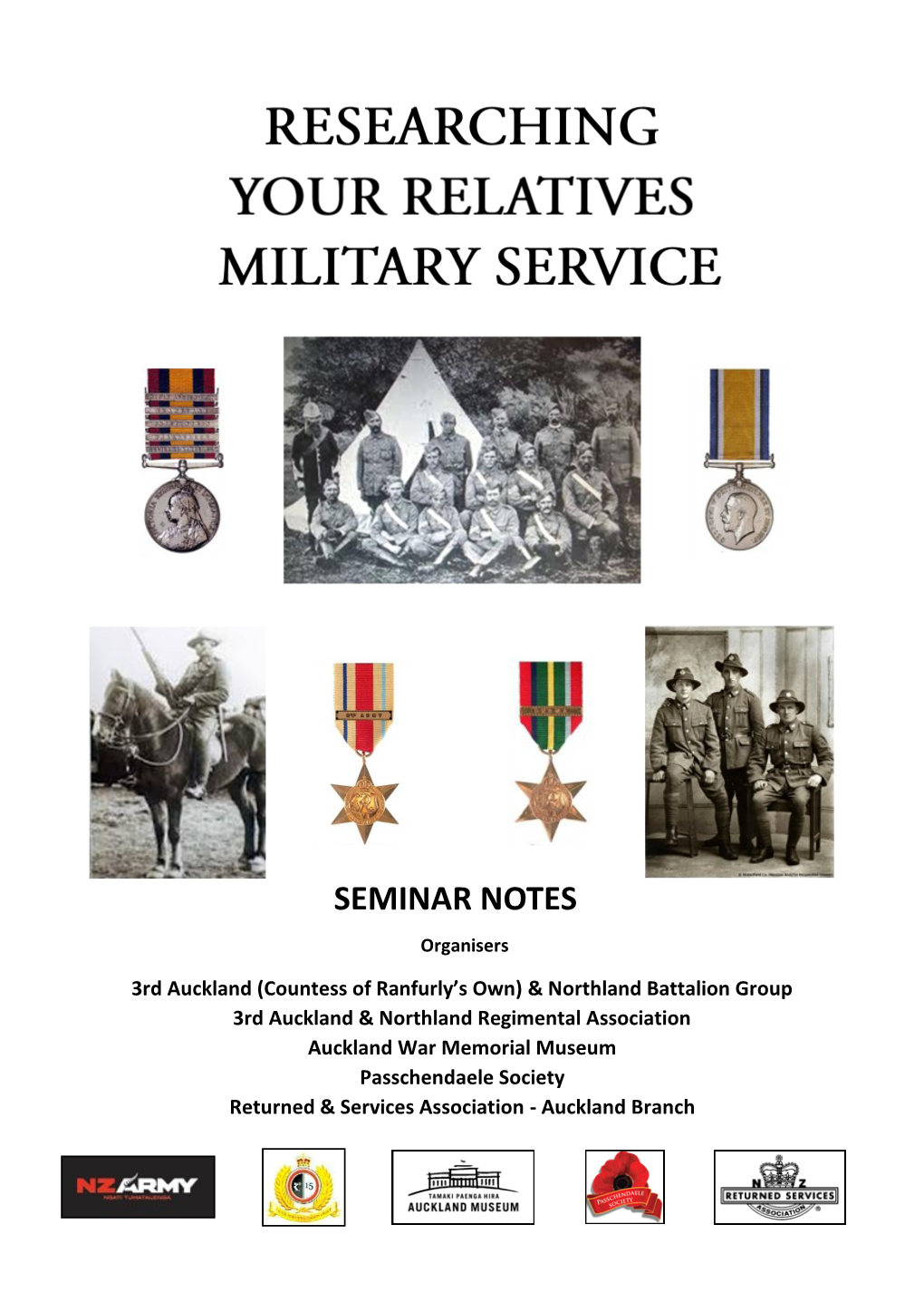 You Can Download the Booklet Researching Your Relatives Military