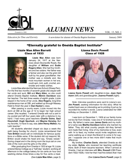 Alumni News Vol