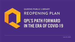 Qpl's Path Forward in the Era of Covid-19