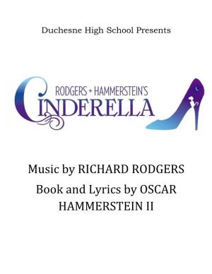 Music by RICHARD RODGERS Book and Lyrics by OSCAR HAMMERSTEIN II