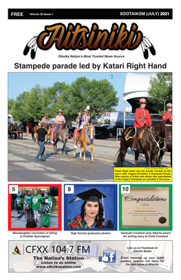 Stampede Parade Led by Katari Right Hand