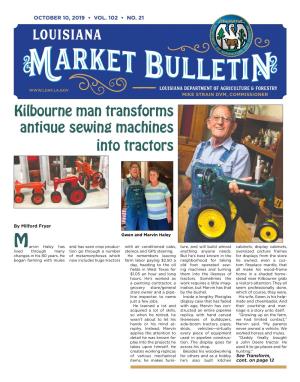 Kilbourne Man Transforms Antique Sewing Machines Into Tractors