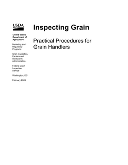 Inspecting Grain