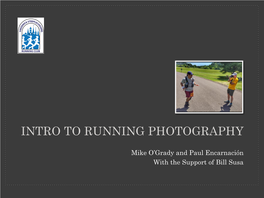 Intro to Running Photography