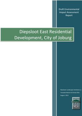 Diepsloot East Residential Development, City of Joburg