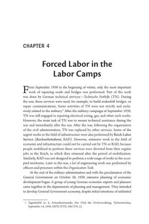 Forced Labor in the Labor Camps
