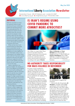 Is Iran's Regime Using Covid Pandemic to Commit More