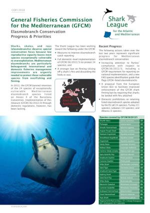 GFCM) Elasmobranch Conservation Progress & Priorities ICCAT