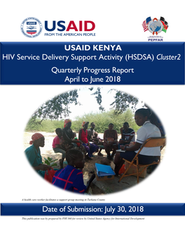 USAID KENYA HIV Service Delivery Support Activity (HSDSA)