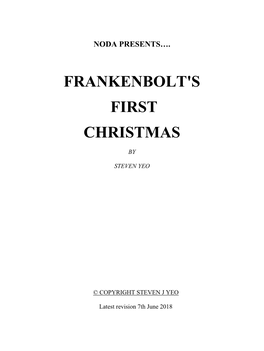 Frankenbolt's First Christmas