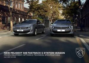 New Peugeot 508 Fastback & Station Wagon