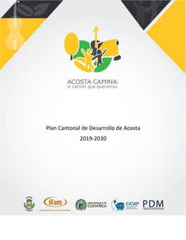 Plan Cantonal De Desarrollo De Acosta 2019-2030
