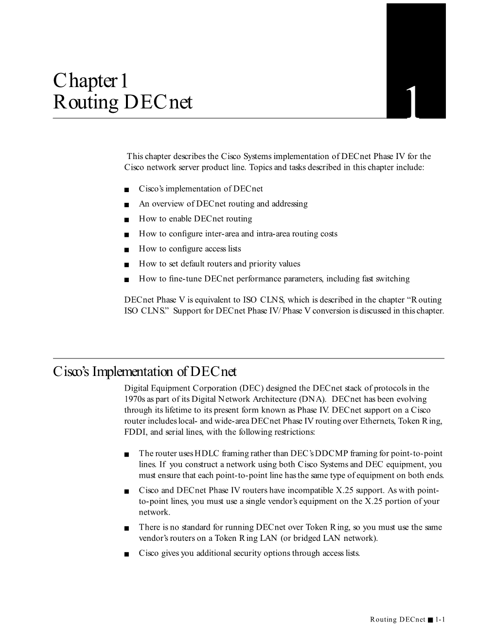 Chapter1 Routing Decnet 1