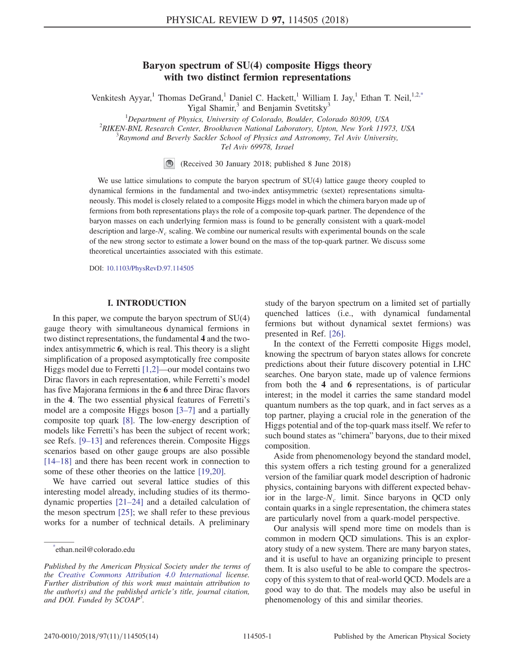 Baryon Spectrum of SU(4) Composite Higgs Theory with Two Distinct Fermion Representations