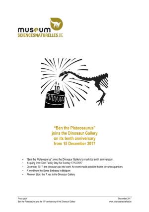 2017-12-14 DP Platéosaure Et 10 Ans Galerie Des Dinosaures EN R