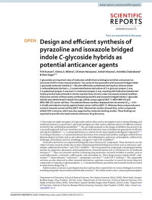 Design and Efficient Synthesis of Pyrazoline and Isoxazole Bridged