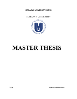 Master Thesis