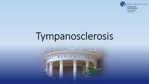 Tympanosclerosis Definition