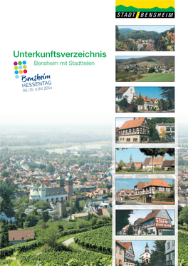 Unterkunftsverzeichnis Bensheim Mit Stadtteilen