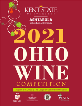 2021 Ohio Wine Competition Results Booklet