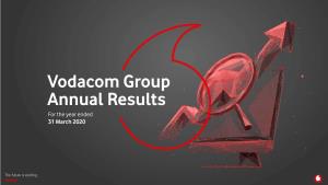 Vodacom Annual Results Presentation