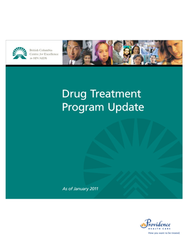 Drug Treatment Program Update