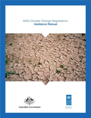 SIDS Climate Change Negotiators' Guidance Manual