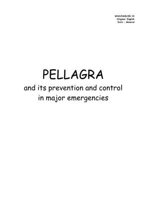PELLAGRA and Its Prevention and Control in Major Emergencies ©World Health Organization, 2000