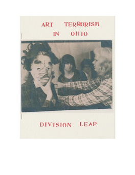 Art Terrorism in Ohio: Cleveland Punk, the Mimeograph Revolution, Devo, Zines, Artists’ Periodicals, and Concrete Poetry, 1964-2011