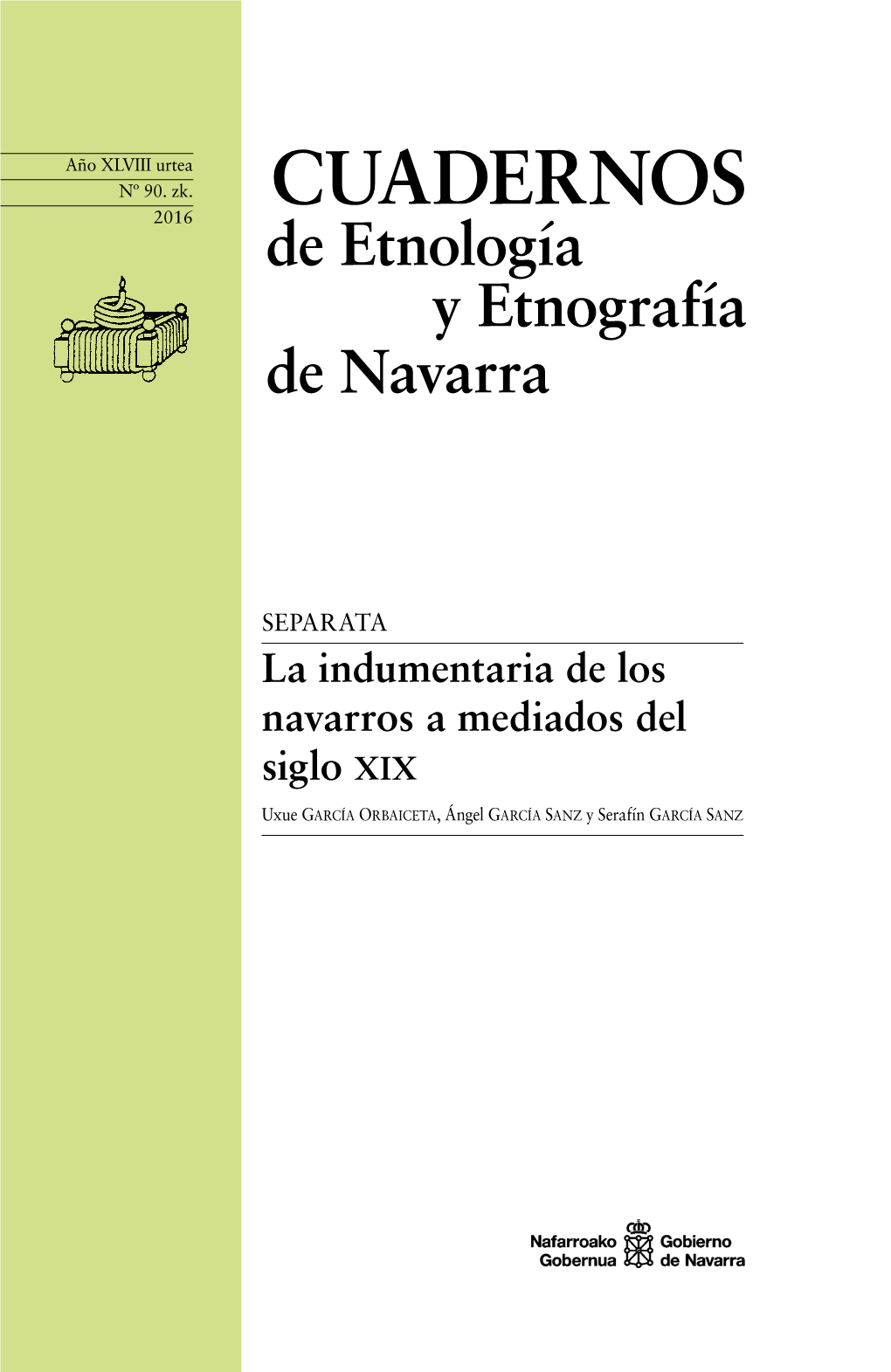 La Indumentaria De Los Navarros a Mediados Del Siglo Xix