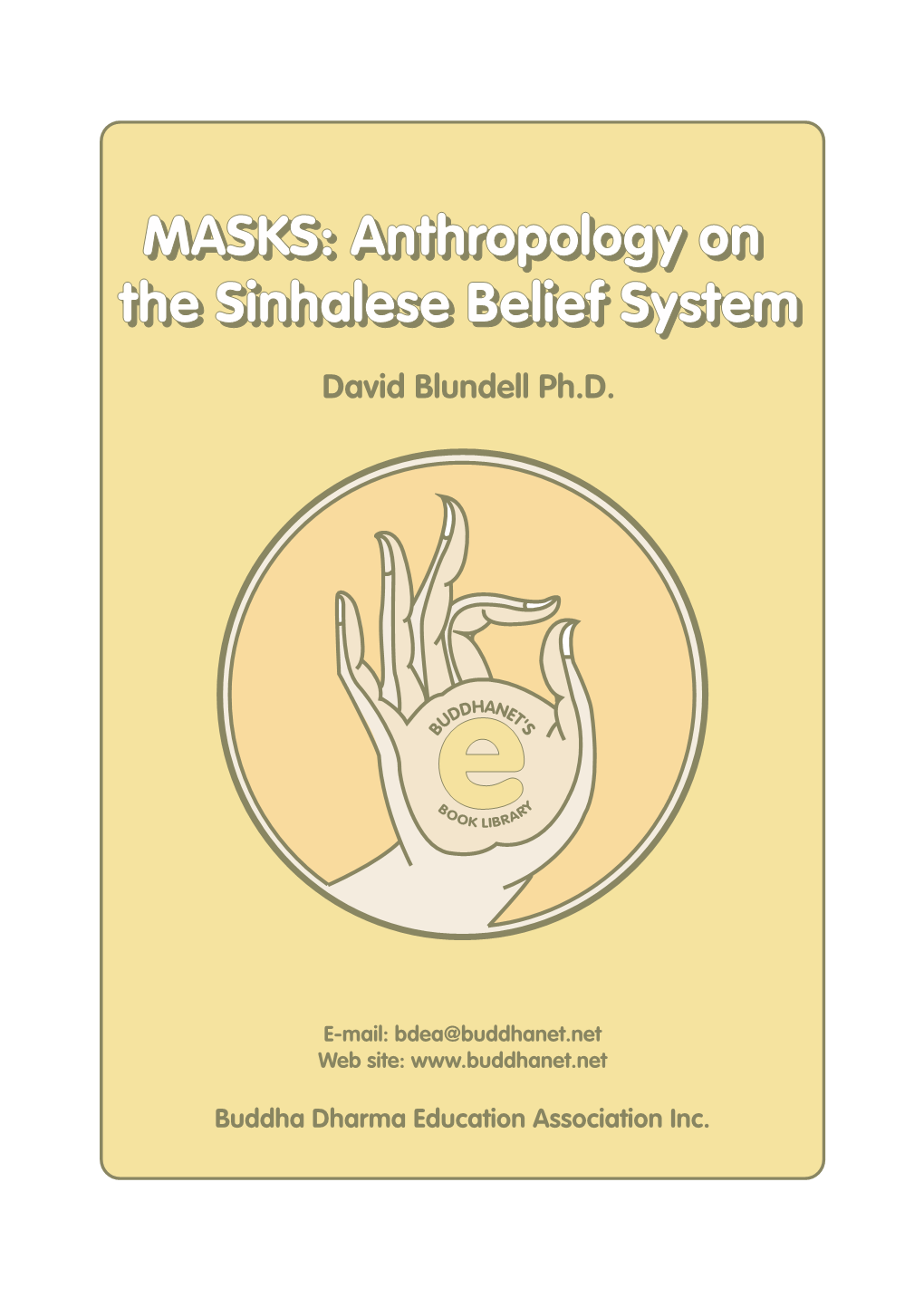 Masks — Anthropology on the Sinhalese Belief System