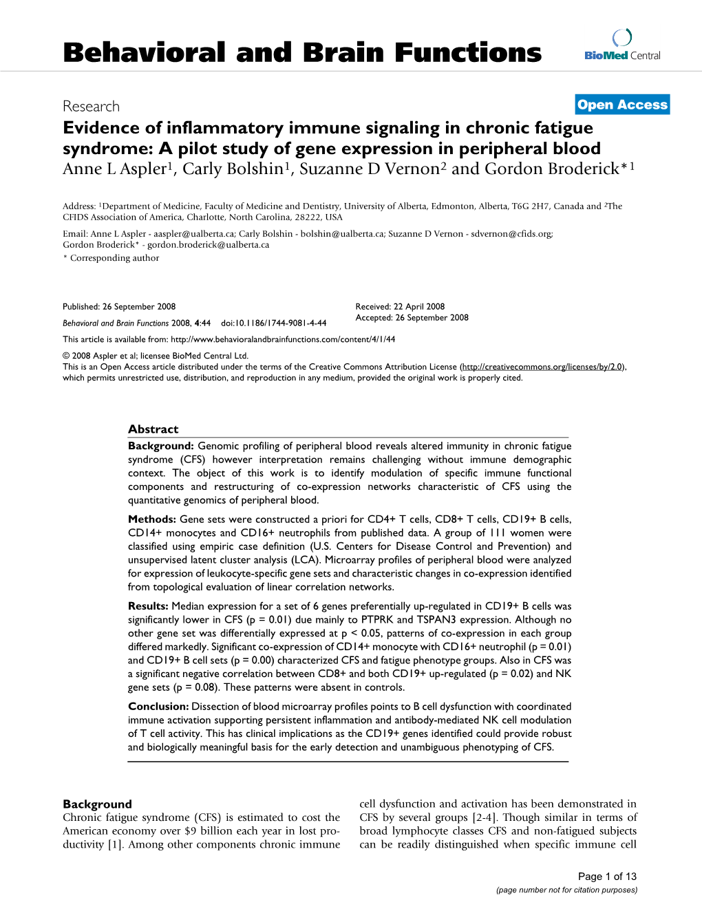 View of This Evidence with Insufficient Symptoms Or Fatigue (ISF)