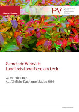 Gemeinde Windach Landkreis Landsberg Am Lech