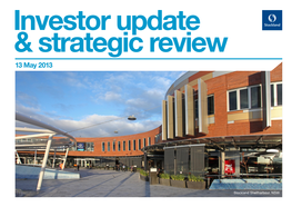 Investor Update & Strategic Review