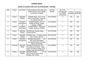 CHENNAI NORTH Sl.No Division Sub-Division Name & Address Of