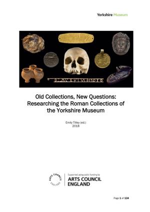 Researching the Roman Collections of the Yorkshire Museum