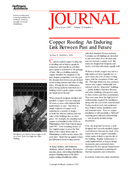 Copper Roofing: an Enduring Link Between Past and Future