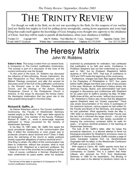 The Trinity Review